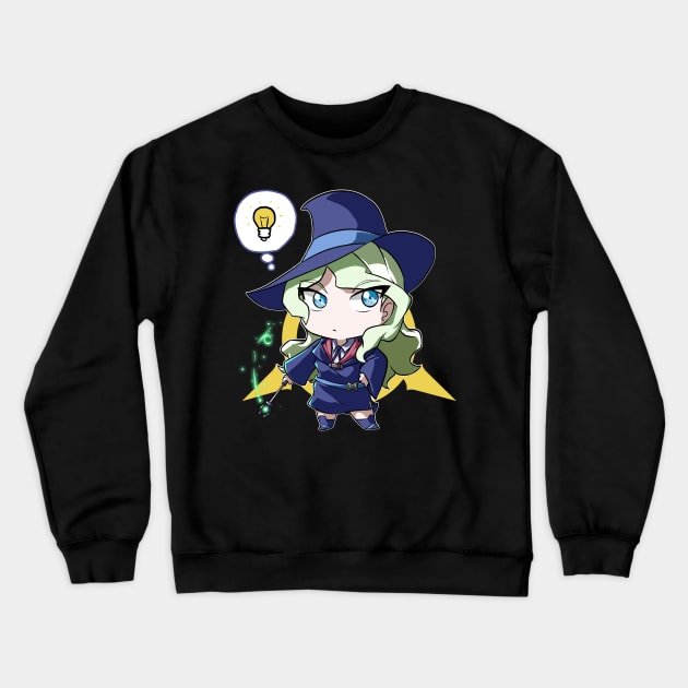 Little Witch Academia - Diana Crewneck Sweatshirt by rextheone